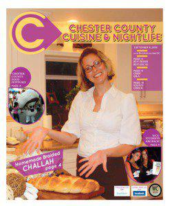 CHESTER COUNTY CUISINE & NIGHTLIFE SEPTEMBER 8, 2010