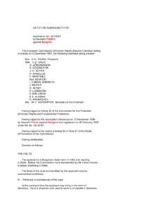 Article 11 of the European Convention on Human Rights / Article 6 of the European Convention on Human Rights / United Kingdom / Article 9 of the European Convention on Human Rights / Podkolzina v. Latvia / Alekseyev v. Russia / European Convention on Human Rights / Law / Article 8 of the European Convention on Human Rights