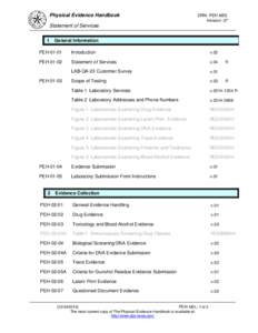 Science / Biometrics / DNA / Laboratories / DNA profiling / Crime lab / Trace evidence / Forensic science / Evidence / Law / Evidence law / Forensic evidence