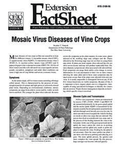 FactSheet Extension HYG[removed]Plant Pathology, 2021 Coffey Road, Columbus, OH[removed]