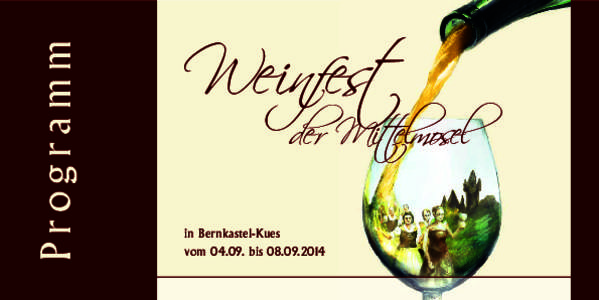 Programm  Weinfest der Mittelmosel