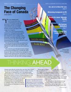 Volume 14, Number 2 // WinterMORE FLOURISHING EFFECTIVE CHURCHES The Changing Face of Canada