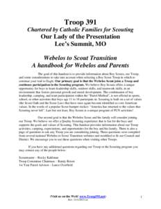 Microsoft Word - SCOUTS_Webelos to Scout Transition[removed]doc