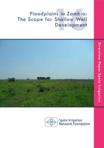 16  Floodplains in Zambia: The Scope for Shallow Well Development