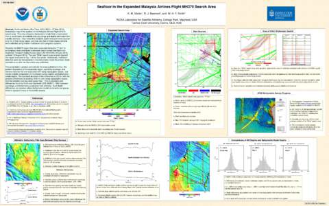 C NI Seafloor in the Expanded Malaysia Airlines Flight MH370 Search Area  D ATMOSPHER