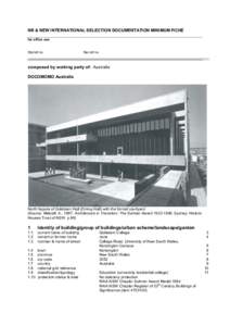 Goldstein College /  University of New South Wales / Australian Institute of Architects / Modern architecture / Jørn Utzon / Tzannes Associates / Ken Woolley / Architecture / Visual arts / Sir John Sulman Medal