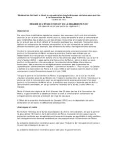 Déclaration limitant le droit à rémunération équitable pour certains pays parties à la Convention de Rome