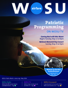Patriotic Programming ON WOSU TV Coming Back with Wes Moore Begins Tuesday, May 13 at 8pm