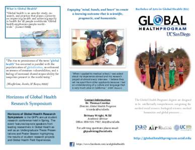 What is Global Health? 