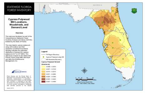 ALABAMA  STATEWIDE FLORIDA FOREST INVENTORY  GEORGIA