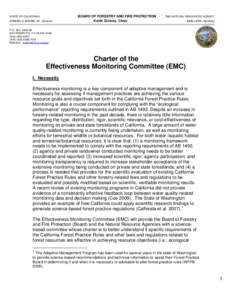 Adaptive management / Earth / California Natural Resources Agency / Oregon Department of Forestry / Water quality / Forestry / Environment / Sustainability / Learning