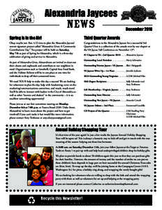 Alexandria Jaycees  News December 2010