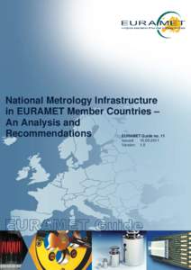 National Metrology Infrastructure in EURAMET Member Countries – An Analysis and Recommendations  EURAMET Guide no. 11