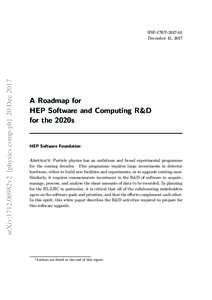 arXiv:1712.06982v2 [physics.comp-ph] 20 DecHSF-CWPDecember 15, 2017  A Roadmap for