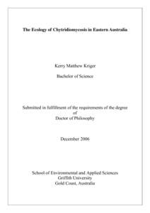 Chytridiomycota / Tree of life / Frogs / Chytridiomycosis / Decline in amphibian populations / Poison dart frog / Atelopus varius / Biology / Mycology / Batrachochytrium dendrobatidis