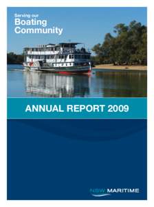 Serving our  Boating Community  ANNUAL REPORT 2009