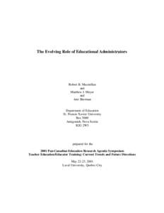 Educational leadership / Vice-principal / Head teacher / Inclusion / Classroom walkthrough / Ready schools / Education / Education reform / Philosophy of education