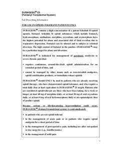 SNDA-I - Supplement Approval Labeling