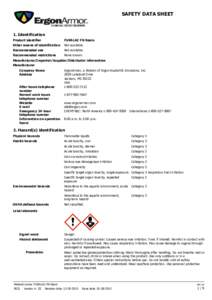 SAFETY DATA SHEET  1. Identification Product identifier  FURALAC FN Resin