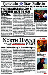 Honolulu  Star-Bulletin Vol. 10, Issue 113 • Sunday, April 24, 2005  VISITING STUDENTS LOOK AT