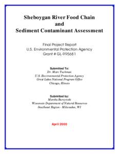 Soil contamination / Endocrine disruptors / Sheboygan River / Polychlorinated biphenyl / Environmental remediation / Sheboygan /  Wisconsin / Sheboygan / Water pollution / Arsenic / Pollution / Environment / Chemistry