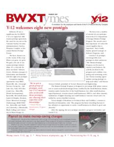 BWXTymes, A newsletter for the employees and friends of the Y-12 National Security Complex, March 2007