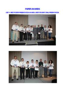 PAPER AWARDS ICEF 11 BEST POSTER PRESENTATION AWARD & BEST STUDENT ORAL PRESENTATION POSTER PRESENTATION AWARD- SPONSORED BY ELSEVIER Poster Session 1 (Food polymers, FMS2) Impact of high pressure treatment on the avail