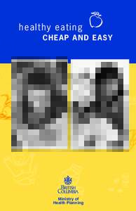 healthy eating  CHEAP AND E A S Y Ministry of Health Planning