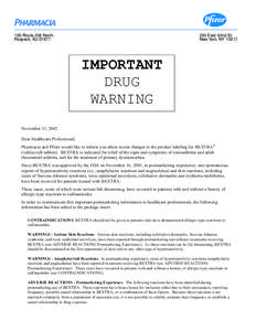 Medicine / Isoxazoles / Analgesics / Valdecoxib / Pfizer / Stevens–Johnson syndrome / Toxic epidermal necrolysis / Postmarketing surveillance / Erythroderma / Sulfonamides / Drug eruptions / Health