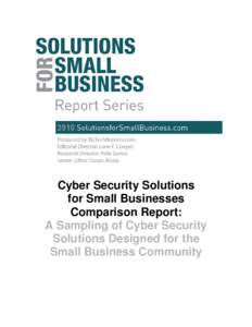 Microsoft Word - SFSB Cyber Security Solutions Comparison Report