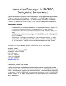 Microsoft Word - SACUBO 2015 Distinished Service Nomination Form