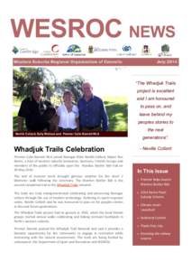 WESROC NEWS Western Suburbs Regional Organisation of Councils July 2014  “The Whadjuk Trails