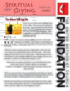 Spiritual Giving UMCF’s  November 23, 2013