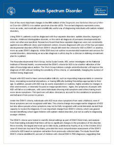 Abnormal psychology / Pervasive developmental disorders / Autism / Psychopathology / Neurological disorders / DSM-5 / Diagnostic and Statistical Manual of Mental Disorders / Autism spectrum / Asperger syndrome / Psychiatry / Medicine / Health