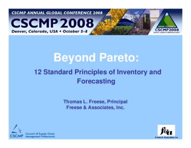 Microsoft PowerPoint - Beyond Pareto 2008.ppt