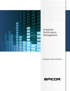 Enterprise Performance Management Business without Barriers