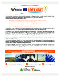 Renewable energy / Technological change / Noxolo Kiviet / Sustainable energy / Technology / Environment / International Renewable Energy Conference / European Renewable Energy Council / Low-carbon economy / Appropriate technology / Environmental technology