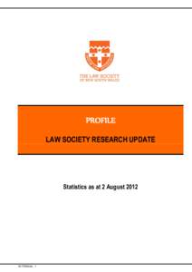 Solicitor Profile - Monthly Statistics for August 2012