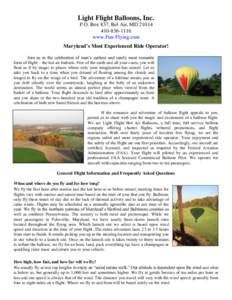 Hot air balloon / Balloon / Pilot certification in the United States / Hot air ballooning / SkyQuest 5 / Aviation / Ballooning / Aeronautics