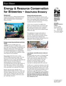 Energy and Resource conservation for breweries