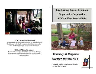 Early Head Start / Emporia /  Kansas micropolitan area / Osawatomie /  Kansas / Emporia State University / Head Start / Lawrence /  Kansas / Flint Hills Technical College / Emporia /  Kansas