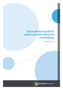 Quick reference guide for teachers