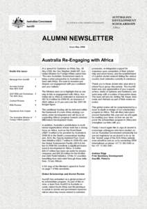 An Initiative of the Australian Government  AUSTRALIAN DEVELOPMENT SCHOLARSHIPS Africa