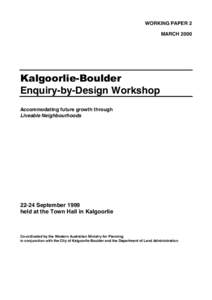 States and territories of Australia / Kalgoorlie-Boulder / Kalgoorlie / City of Kalgoorlie-Boulder / Urban planning / Geography of Western Australia / Goldfields-Esperance / Geography of Australia