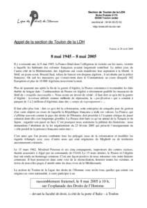 Microsoft Word - tract 8mai2005.doc