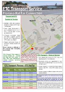 Trasport tal-ETC Termini ta’ Servizz VALLETTA TO VALLETTA REGISTRATION UNIT