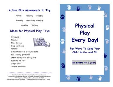 Active Play Movements to Try Patting Reaching  Releasing
