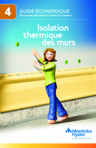 Isolation thermique des murs