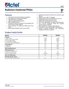 Integrated circuits / Fabless semiconductor companies / Field-programmable gate array / Electronic design automation / Actel / Flip-flop / Logic gate / Application-specific integrated circuit / Programmable logic device / Electronic engineering / Electronics / Digital electronics