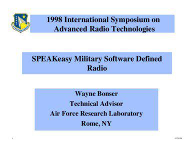 1998 International Symposium on Advanced Radio Technologies